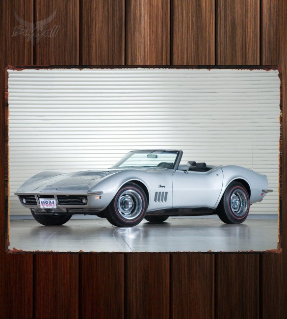 Металлическая табличка Corvette Stingray L71 427 Convertible 